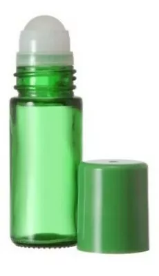 GREEN Roller Bottles 30ml/1oz Extra Large Perfume Oil Fragrance Rollon 3/6/12 PK • $9.75