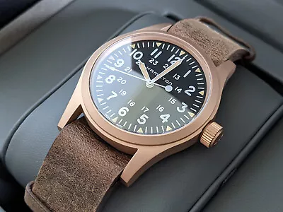 Hamilton Khaki Field Mechanical Bronze Watch H69459530 • £650