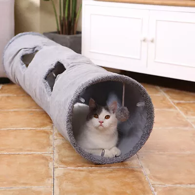 $29.99 • Buy PAWZ Road Cat Tunnel Pet Toys Play Hide Tube With Ball For Large Cat Dogs Rabbit