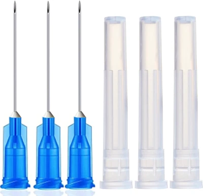 $16.07 • Buy 100 Pack Sterile Disposable Injection Needle With Cap 1/2 & 1 Inch For Animal ..