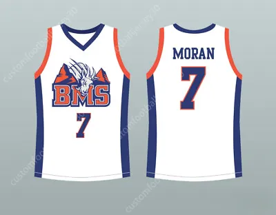 Custom Alex Moran 7 Blue Mountain State Goats Basketball Jersey Stitch Sewn • $29.99