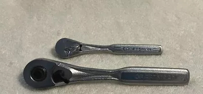 Vintage Craftsman USA 1/4  And 3/8  Drive Ratchets • £24.11