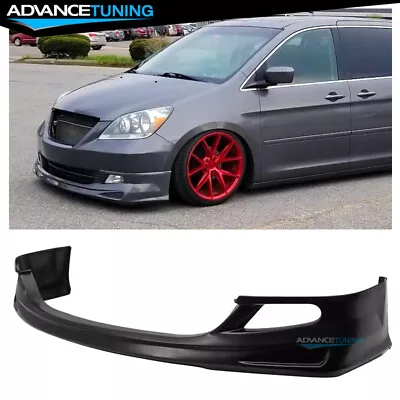 Fits 05-07 Honda Odyssey Van 4/5 Door Mugen Style Front Bumper Lip Spoiler PU • $159.99