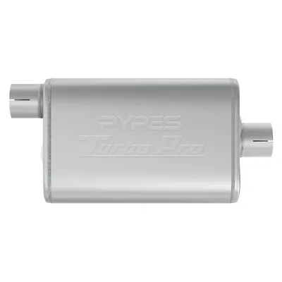 Pypes Performance Exhaust MVT13 Muffler Turbo Pro 2 1/2 In. Inlet/2 1/2  Outlet • $96.75