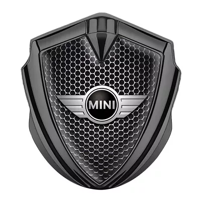 MINI Cooper Emblem Side Badge Logo Handmade Metal Fender Decal Trunk Car Window • $27.50