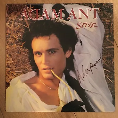 Adam Ant – Strip Vinyl LP Signed • £49