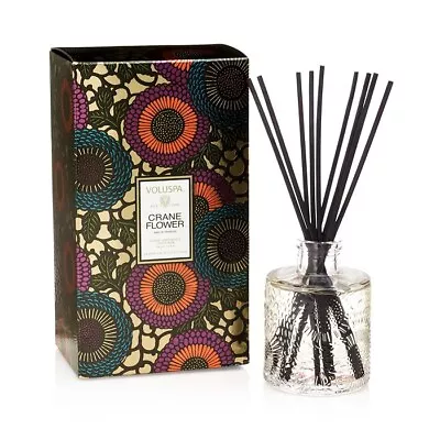 RARE! Voluspa Discontinued “Crane Flower” Reed Diffuser  NIB!  3.4 Oz/100ml • $88.88