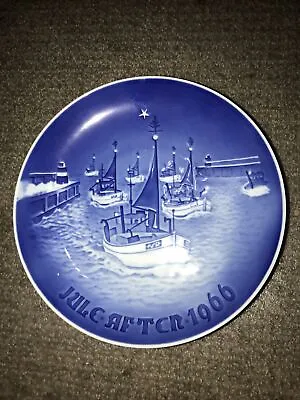 B & G Bing Grondahl Copenhagen Porcelain Denmark Christmas Plate Jule After 1966 • $10