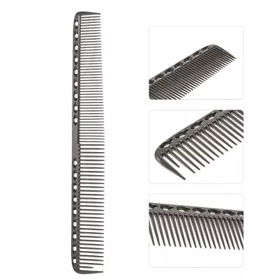 Hair Salon Comb Metal Hair Comb Heat Resistant Barber Comb Scalp Massage Combs • $10.73