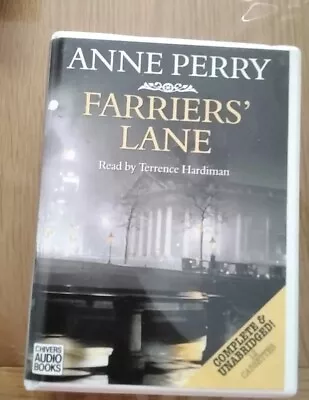 Farriers Lane By Anne Perry - Audio Cassette Book Unabridged • £4