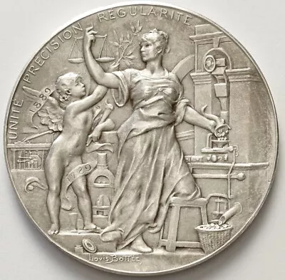 $110.50 • Buy France Marianne & Cherub Monnaies Et Medailles Silver Medal By Bottee 51mm 66,1g