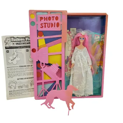 Vintage 1969 Ideal Toy Fashion Flatsy Cory Doll Bride Wedding Photo Studio Flat • $139
