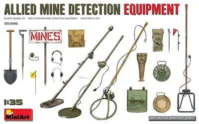 MIN35390 - Miniart 1:35 - Allied Mine Detection Equipment • £9.56