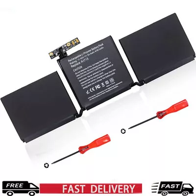 A1713 Laptop Battery For MacBook Pro 13  A1708 Late 2016 Mid 2017 EMC 3164 2978 • £36.57