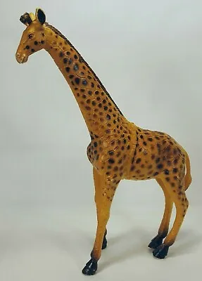 Vtg Plastic Giraffe TM 1998 Toy Major 9  Hard Rubber Safari Jungle Made In China • $16.99