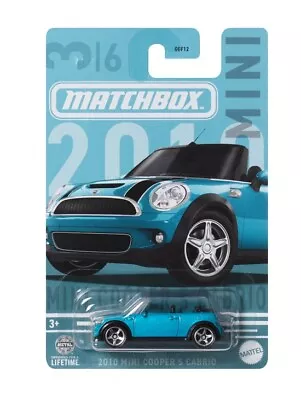 2024 Matchbox - 2010 Mini Cooper S Cabrio (Mini Set 3/6) HVT09-4B10 • $7.99