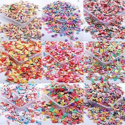 3D Nail Art Decoration Polymer Clay Canes DIY Slices Design1000pcs/pack* • $1.69