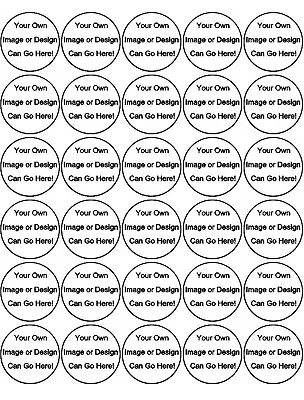 £3.97 • Buy Custom Rice Paper Cup Cake Toppers Your Own Design Premium WAFER GIFT X30 4cm