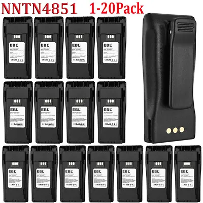 LOT Battery For NNTN4497 4970 Motorola Radios CP150 CP200 EP450 2500mAh • $287.99