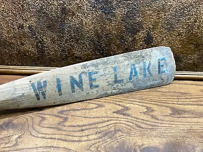 Vintage Wine Lake Boat Oar  /  Wood Paddle /  Antique Cabin Lake Decor • $199.99