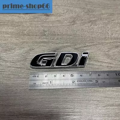 Black Chrome GDi Logo Auto Badge Emblem Decals Nameplate IX-25 IX-35 I-20 I-30 • $10.99