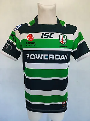 London Irish ISC Rugby Shirt Jersey Size S • £17.99