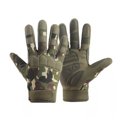 Tactical Knuckle Protection Gloves Motorcycle Army Military Paintball Patrol • $12.69