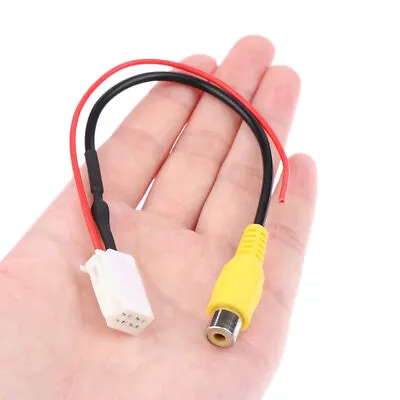 4 Pin Male Connector Radio  Back Up Reverse Camera RCA Input Plug Cable Adapter • $2.58