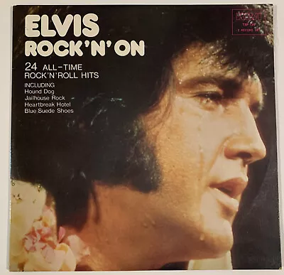 Elvis Presley Elvis Rock 'N' On Double Gatefold Record Vinyl Lp Aus 1973 • $16