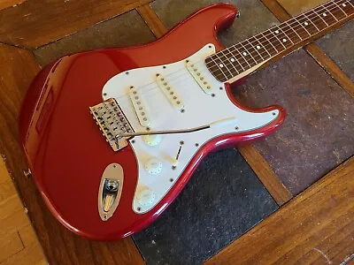 Fender Strat MIM SSS 1992 - Red • $695