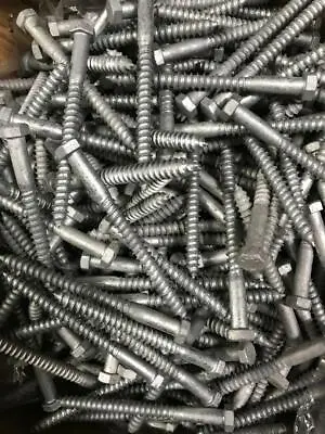 1/2” Hot Dipped Galvanized Lag Bolts - Washers Included - Large Sizes - 7  - 12  • $58