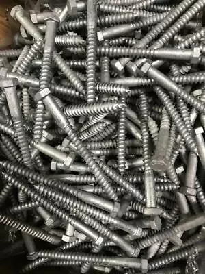 1/2” Hot Dipped Galvanized Lag Bolts - Washers Included • $39.99