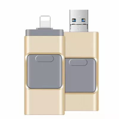 2TB USB 3.0 Flash Drive For IPhone IPad Ios External Storage Drive Memory Stick • £8.39