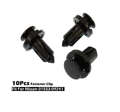 10x10mm Push-Type Bumper Trim Fastener Retainer Clip Rivet Fit Nissan 0155309241 • $4.81