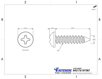 #2 Phillips Pan Head Sheet Metal Screws Self Tapping Stainless Steel All Lengths • $10.11