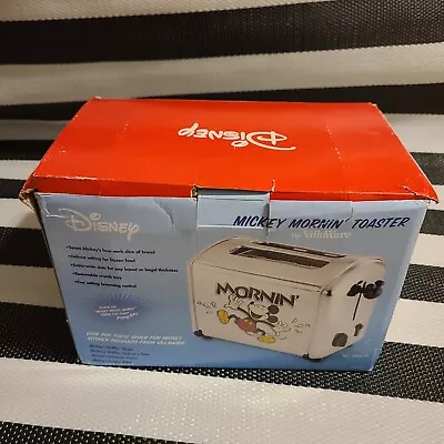 Villa Ware Disney Mickey Mouse Mornin Musical Toaster  *barely Used* • $105