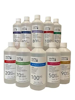 Propylene Glycol Vegetable Glycerine PG VG Base Mix Highest Purity  • £10.99