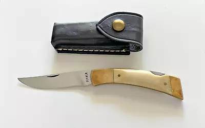 Gerber Sportsman II Folding Knife Polished Stag Handle USA Vintage • $300