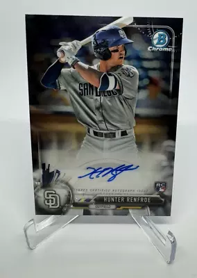 2017 Bowman Chrome Rookie Auto Hunter Renfroe #CRA-HR RC • $5.50