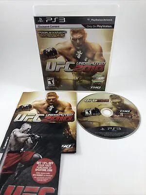 UFC Undisputed 2010 PlayStation 3 PS3 CIB Complete! • $5.98