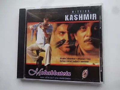 £12.95 • Buy MISSION KASHMIR & MOHABBATEIN ~ Bollywood Soundtrack Hindi CD ~ Jatin Lalit