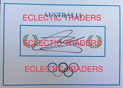 $51.29 • Buy Caroline Buchanan SIGNED Olympics Card. 5x WORLD CHAMPION! BMX Mountain Bike UCI