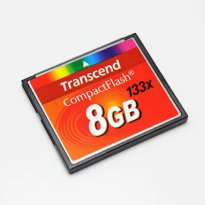 Transcend CF Memory Card 8G 4GB 2GB 1GB Real Capacity 133x Compact Flash Card • $24.15