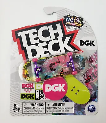 Tech Deck Neon Invasion DGK  Ultra Rare Fingerboard Skaterboard Spin Master • $8