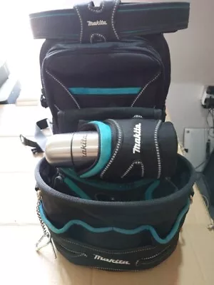 Makita Backpack With Flask And Holder Makita Brand Drill Holsters Tool Belts... • £0.99