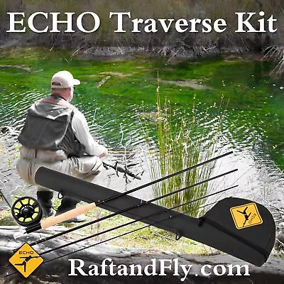 Echo Traverse Kit 6wt 9'0  Fly Rod Outfit - Lifetime Warranty - Free Shipping • $269.99