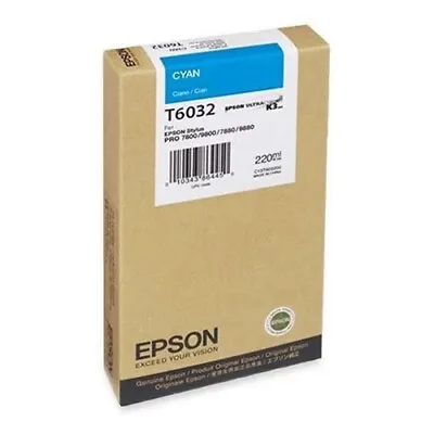 £69.50 • Buy Genuine Epson 220ml 7800/9800 7880/9880 Inks - New