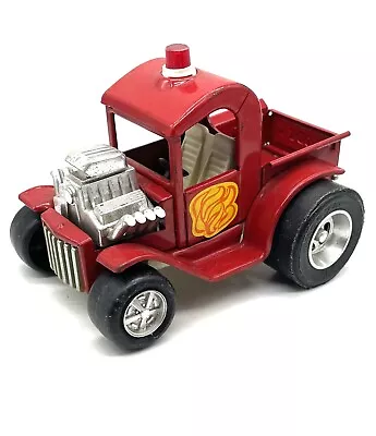 Vintage Buddy L Pressed Steel Hot Hauler Fire Truck Red Rescue Truck R • $38