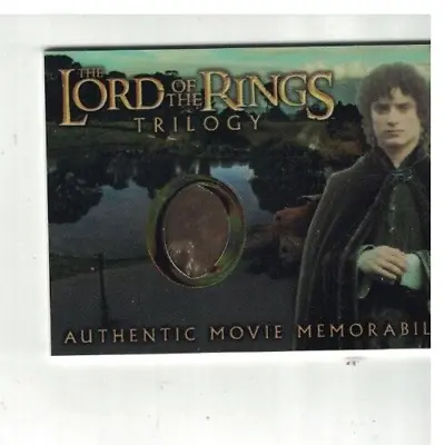 Topps Chrome LOTR Trilogy Frodo's Elven Tunic Relic Costume Card RARE 2004 • $125