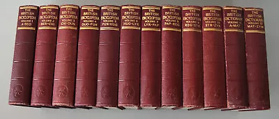 THE BRITISH ENCYCLOPEDIA ILLUSTRATED SET IN 12 VOLS I933 In Very Good Condition • £65